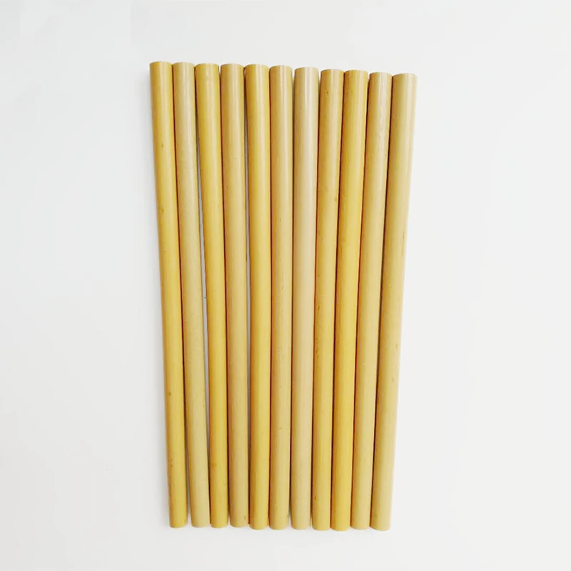 Натуральная бамбуковая соломка многоразовая солома Экологичная из натурального