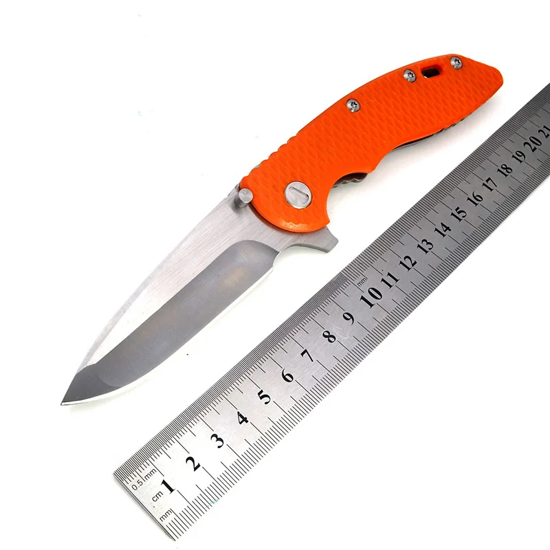 Orange BGT XM18 тактический складной нож D2 лезвие G10 Ручка боевой выживания EDC Карманные Ножи Открытый Отдых Охота мульти инструменты - Цвет: Orange