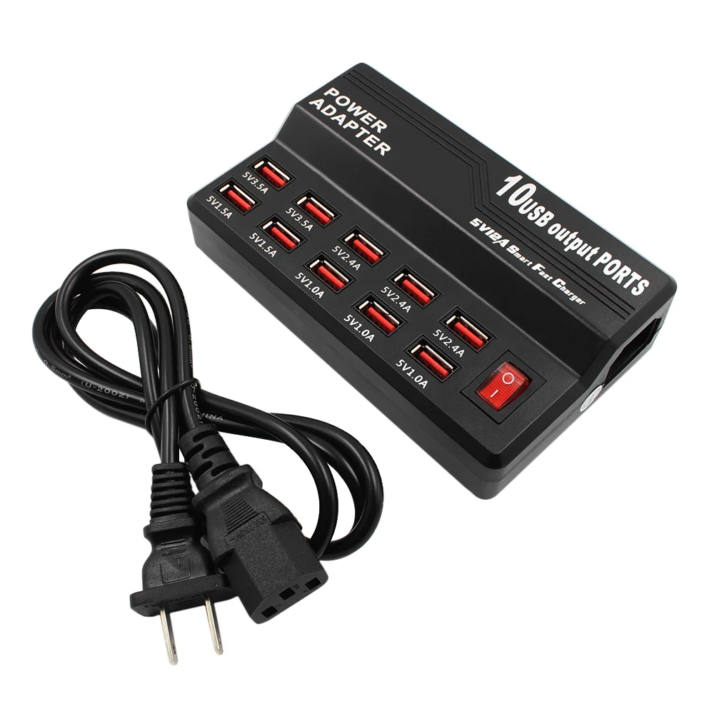 Многофункциональный 10 Порты и разъёмы usb хаб высокого Скорость преобразователь