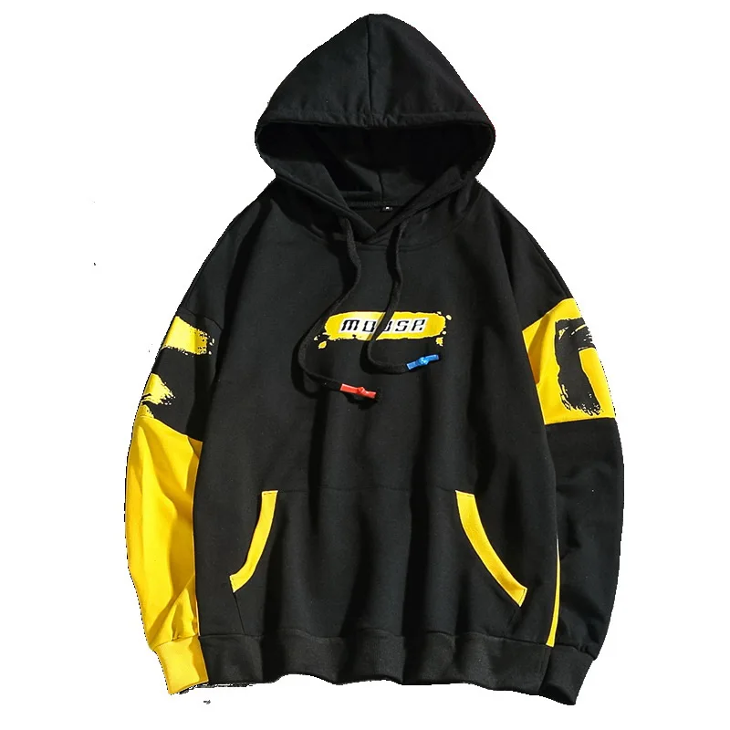 W18210 ASIAN SIZE 21 Худи 22 стиля осень весна мужская толстовка с капюшоном хип хоп Панк пуловер Уличная Повседневная модная одежда плюс Азиатский Размер M-5XL - Цвет: W18210 ASIAN SIZE 21