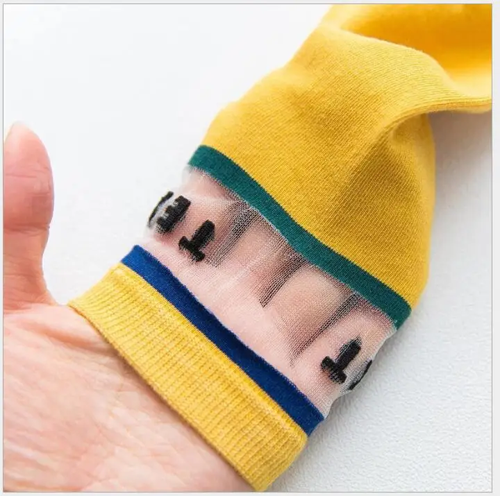Новинка весны 2018 Оригинальные Шелковые хлопковые носки с прострочкой Женские