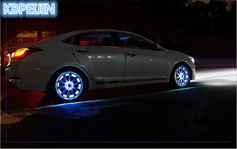 Хо 12 LED Автомобильные аксессуары для установки Авто вспышка колеса шины свет Vw polo