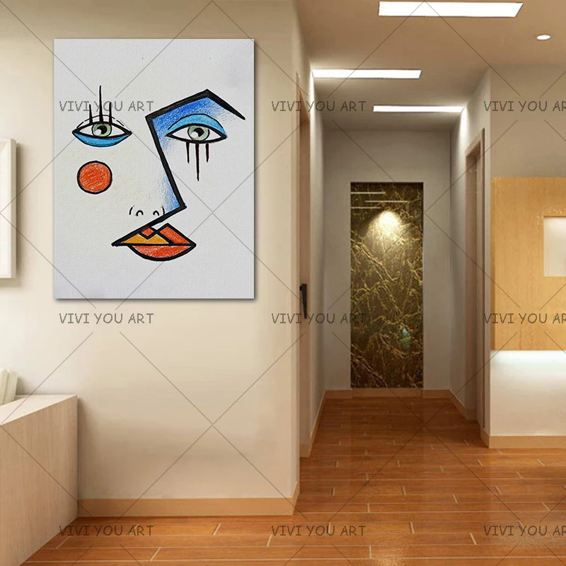 Абстрактный дизайн ручной работы 100% современное настенное искусство