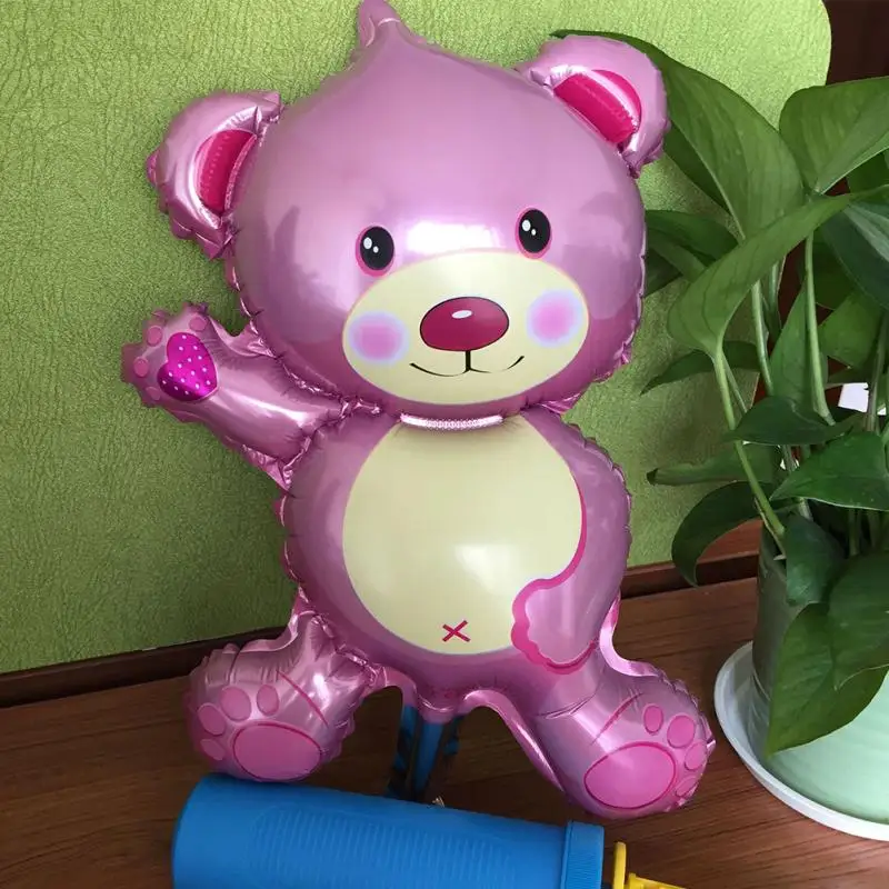 1 шт. мини прекрасный Медведь День Рождения шар Мультфильм игрушка шар украшение лучший подарок для детской вечеринки