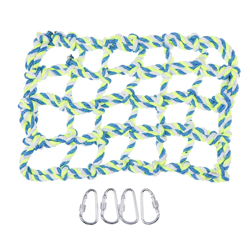 Новый Попугай лестница для скалолазания хлопковая веревка сетчатая клетка