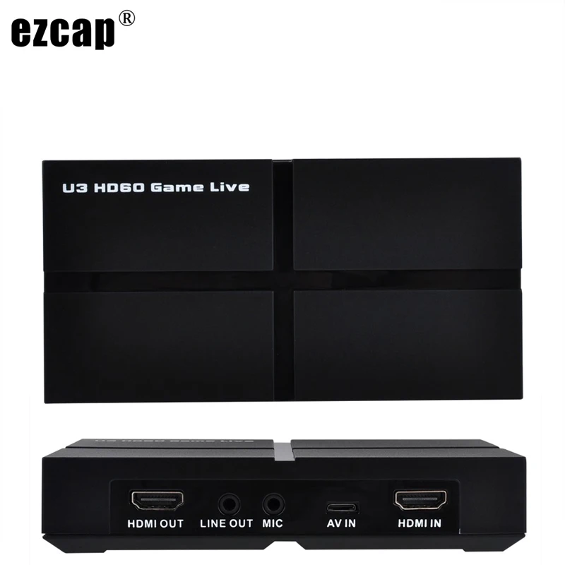 USB 3,0 1080P HDMI игровая Карта видеозахвата Запись два компьютера потоковое видео YPBPR AV для PS3 PS4 xbox ONE конференции