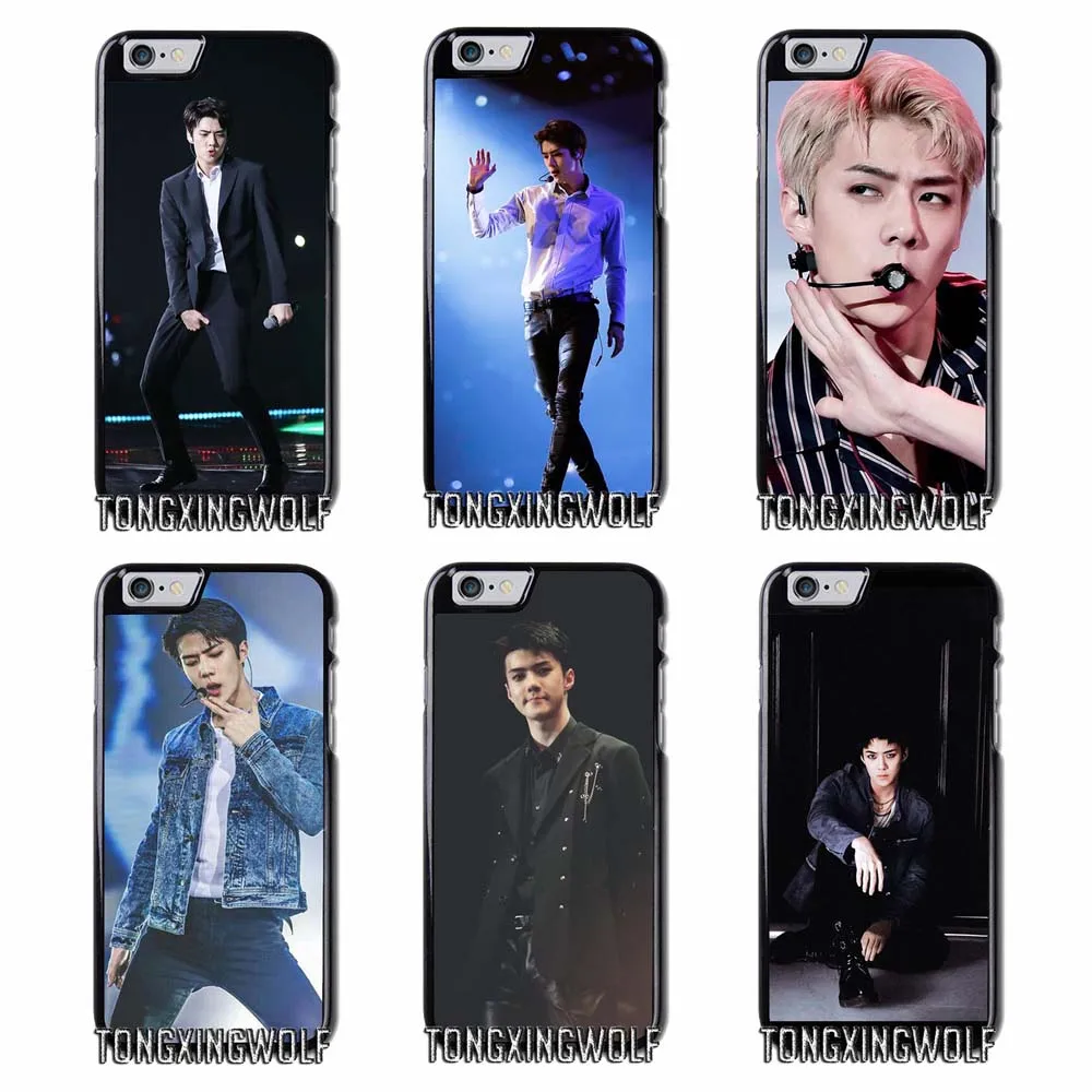 О SE HUN SeHun экзо чехол для iPhone samsung 4S 5S 6 S 7 8 XR XS Max Note 9 S5 S6 S7 край S8 S9 S10 рlus