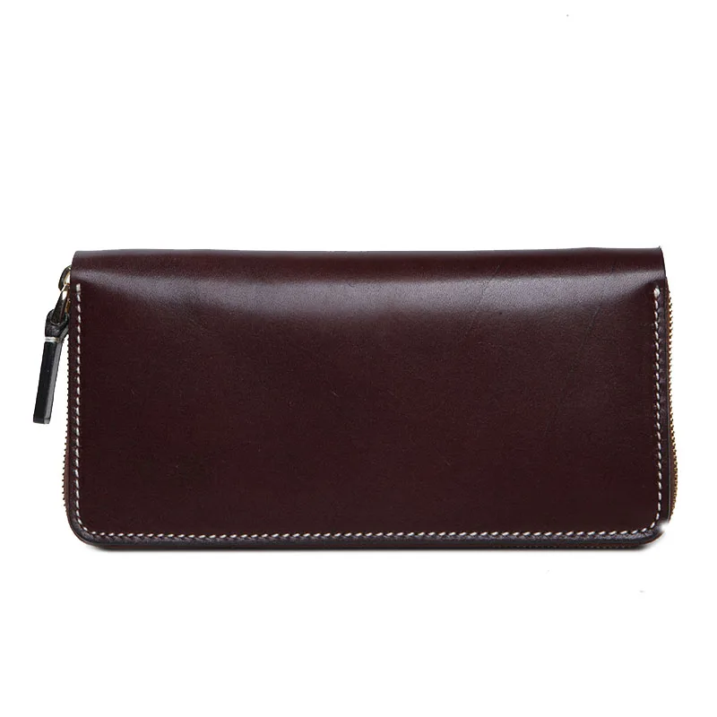 Мужской кожаный кошелек LANSPACE брендовый тонкий модный дизайнерский Кошелек для