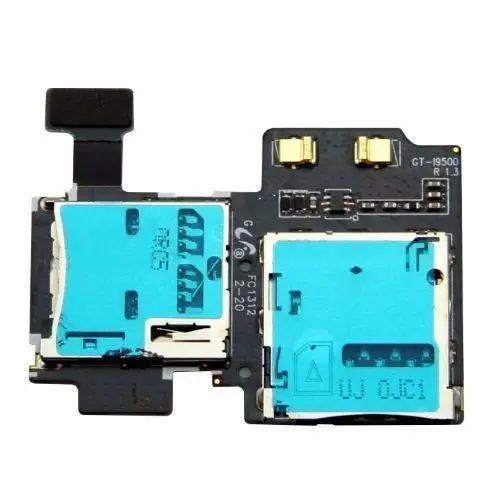 Для Samsung Galaxy S4 i9500 i9505 Micro SD слот для sim карты держатель чтения гибкий кабель|Шлейфы