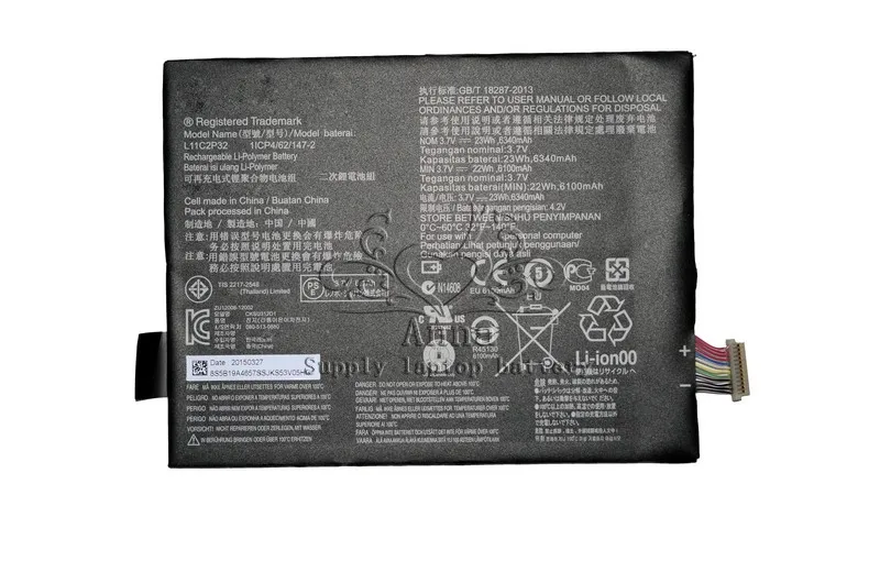 Аккумулятор для ноутбука JIGU 1ICP3/62/147 2 L11C2P32 lenovo IdeaTab S6000 Idea Tab S600H B6000 F 3 7 В 23wh|laptop