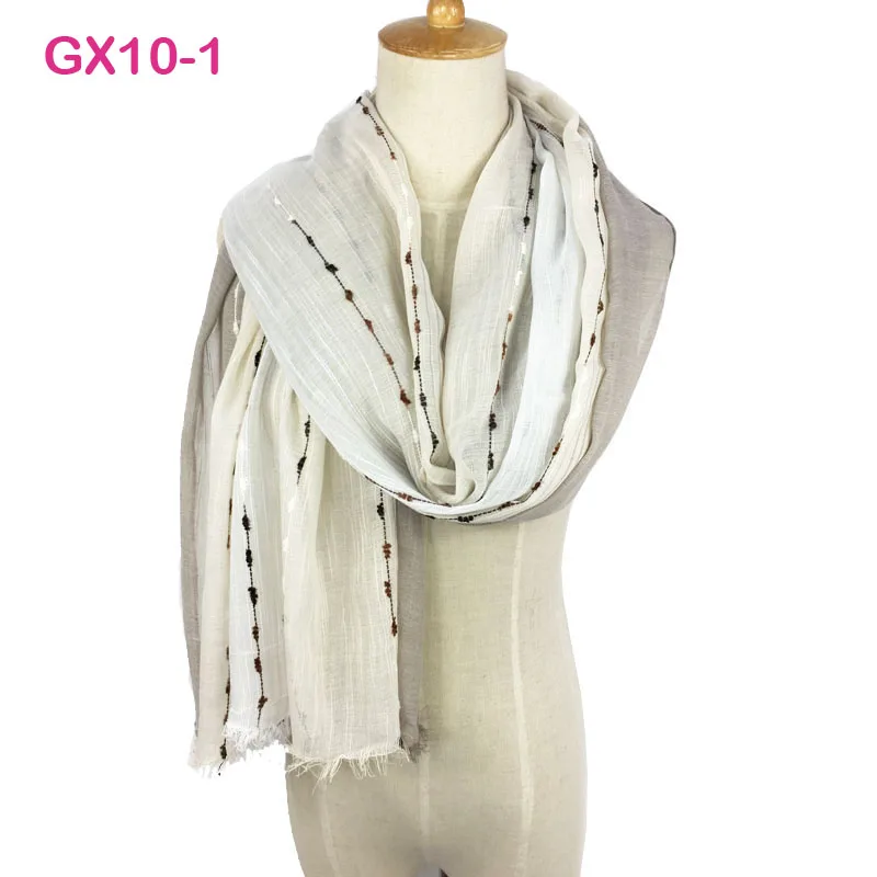 Шикарная Фирменная длинная хлопковая шаль очень удобная жаккардовая хиджаб