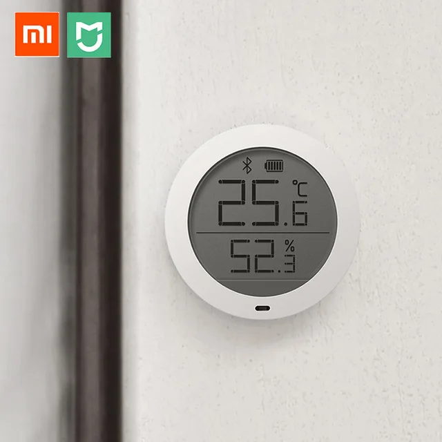 2019 Xiaomi Mijia Thermometer Temperature Humidity Sensor E-Link INK Screen Display Digital Moisture Meter High-Precision | Электроника
