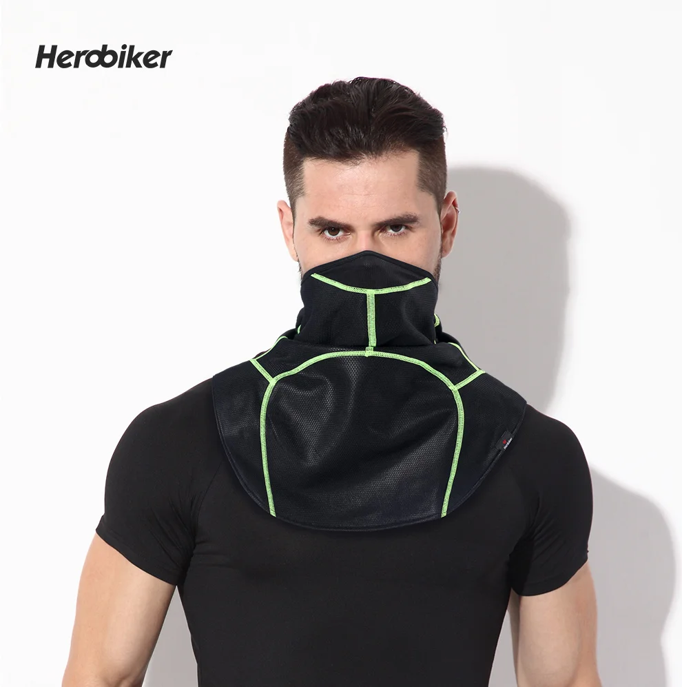 HEROBIKER термальная флисовая мотоциклетная маска для лица ветрозащитная мотоциклетная маска Осень-Зима мотоциклетная маска Лыжная велосипедная маска для лица шарф