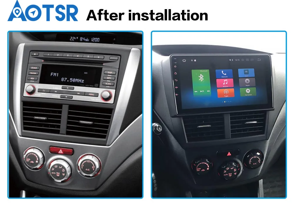 Автомобильный радиоприемник 9 дюймов Android 8 0 GPS для Subaru Forester навигация 2008 2009 2010 2011