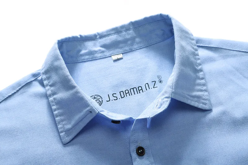 plus size 8XL 6XL 5XL 4XL New Arrived 2018 mens work shirts Brand Long sleeve solid men dress blue gray male | Мужская одежда