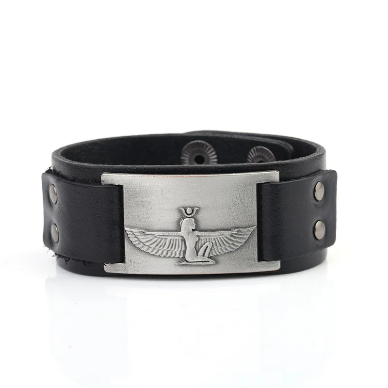 5 шт. мужские и женские браслеты из египетской кожи|Браслеты| |