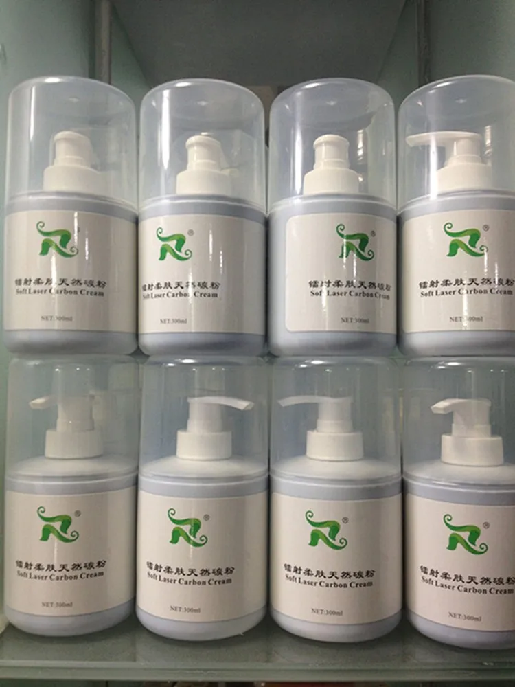 2 бутылки безопасный 300 мл мягкий лазерный углеродный крем гель для nd yag лазер
