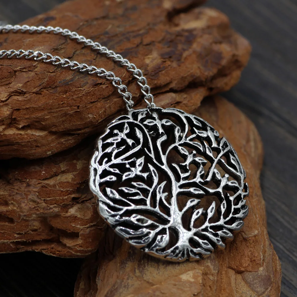 Ожерелье с изображением дерева жизни ожерелье шестью птицами на дереве