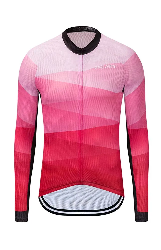 only jersey Зимний термо флисовый Велосипеды Джерси комплект для мужчин pro team mtb велосипеда комплект одежды с длинным велосипедов Одежда maillot одежда для занятий спортом на улице - Цвет: only jersey