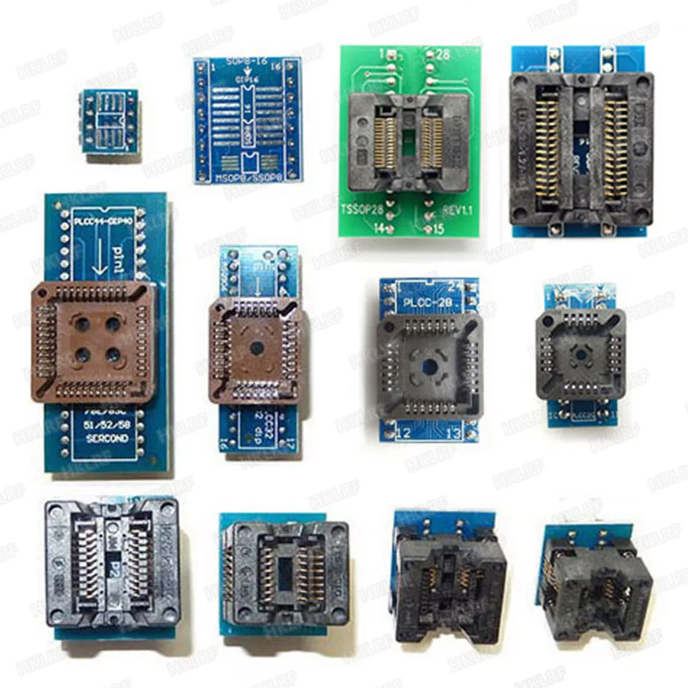 1 8 В SOP28 SOP8 SOP20 SOP16 PLCC44 32 28 20 IC экстрактор 16 шт. адаптеры розетки для TL866CS/A EZP2010 RT809F RT809H