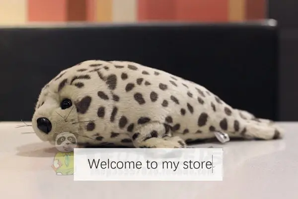 

Plush toys children Greenland Harbor Seal simulation doll toy gift