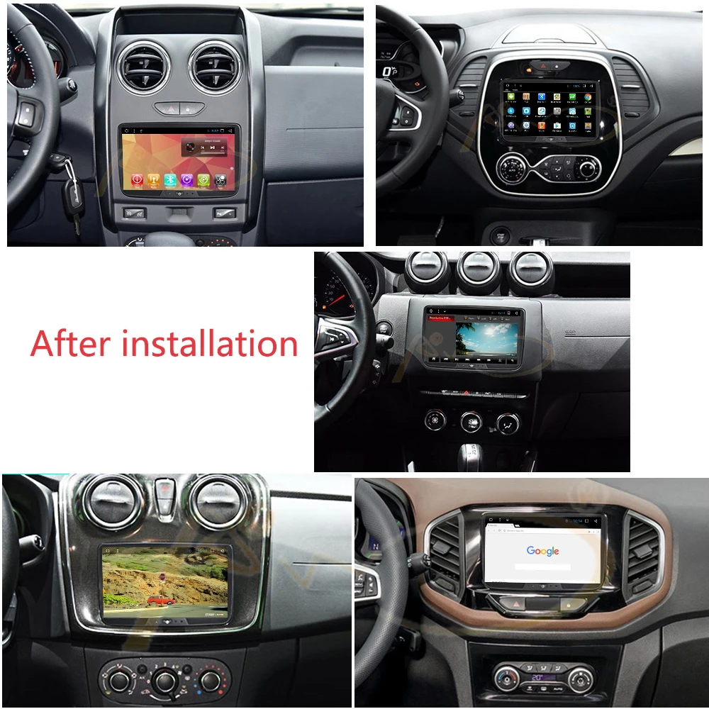 Android 7 1 Автомобильный GPS навигатор радио для Renault Duster Dacia Logan Sandero Captur Lada Xray 2 Dokker