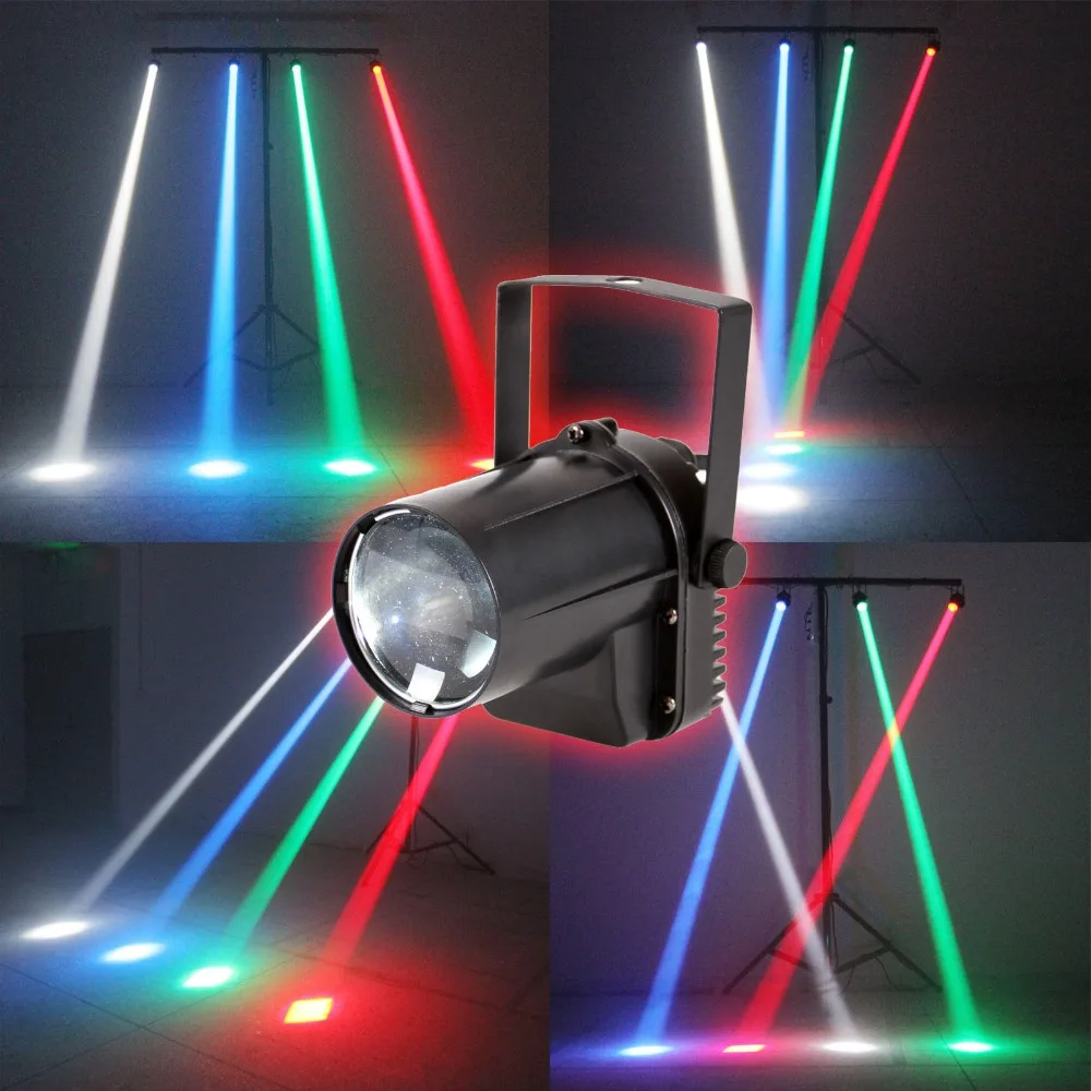AOBO светильник ing 3W цветной RGB светодиодный штырь освесветильник для дискотеки DJ