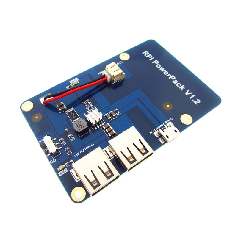 

Lithium Battery Pack Expansion Board Power Supply with Switch for Raspberry Pi 3,2 Model B,1 Model B+