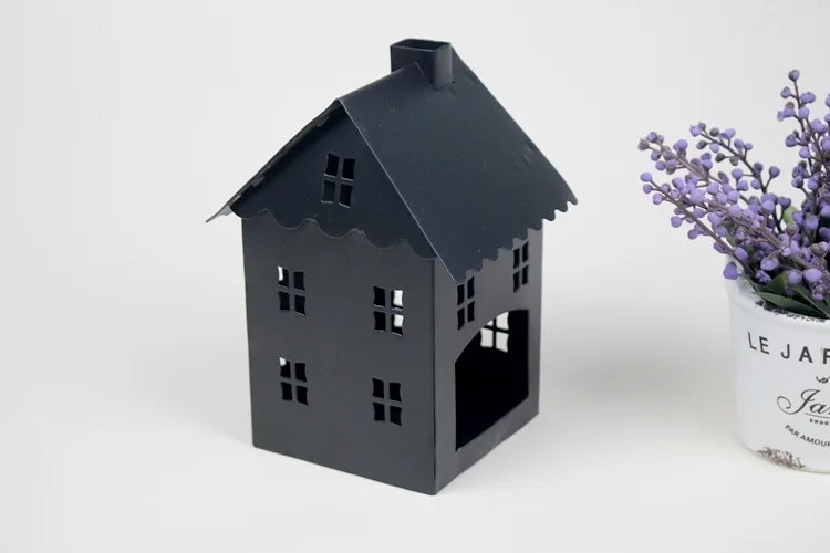 1 шт. Ретро пасторальный Стиль Железный белый черный красный дом романтический