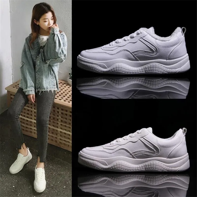 Модные кроссовки на платформе новая осенняя женская обувь повседневная женские