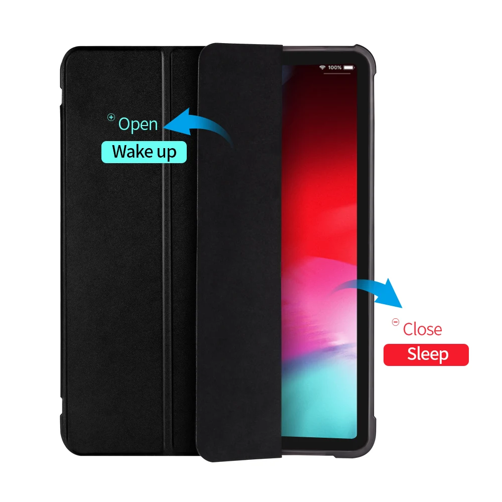 Чехол Funda для iPad Pro 11 с держателем карандашей поддержка беспроводной зарядки Apple