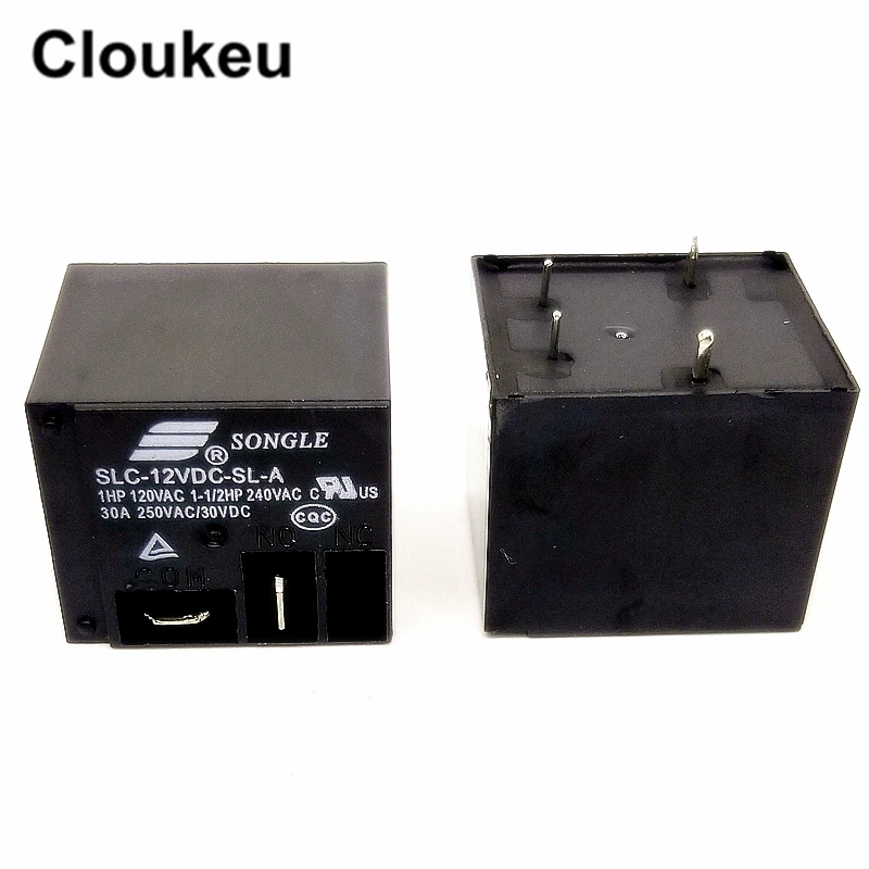 Реле DIP4 SLC 05VDC 12VDC 24VDC SL A 5V 12V 24V T91 30A 2 шт.|5v 12v relay|12vdc 30a30a relay |