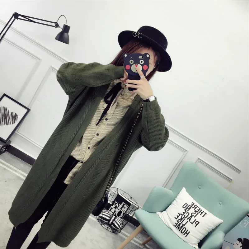 2019 Cardigans Of The Big Sizes Autumn Winter Warm Women Long Sleeve Casual Sweater Knitted Tops |
