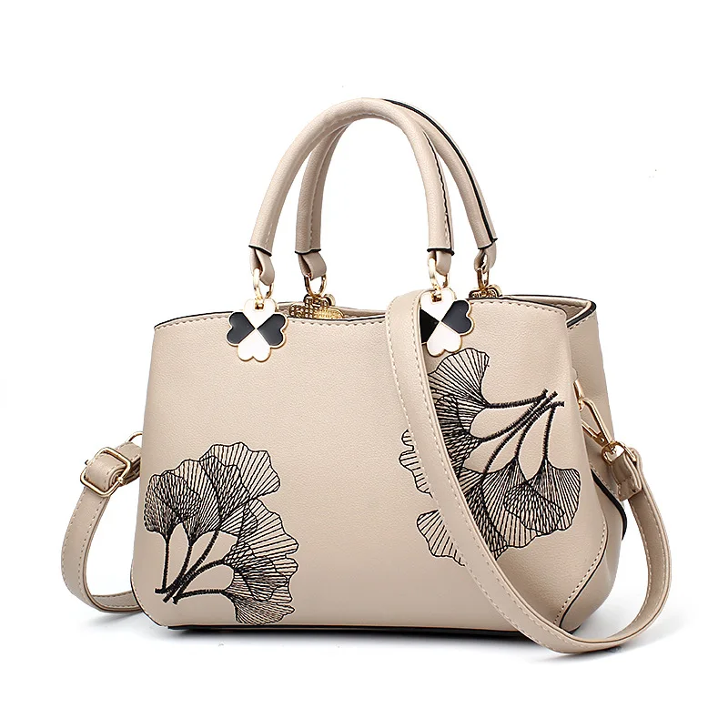 Style 2 khaki Повседневные женские кожаные сумки, роскошные сумки через плечо для женщин, женские кошельки и сумки, женские сумки S88 - Цвет: Style 2 khaki