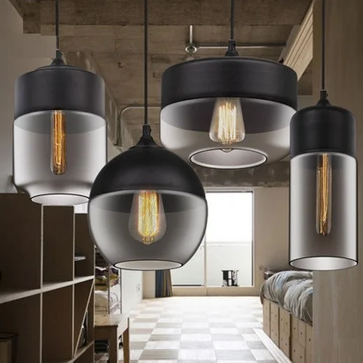 Современные светодиодные подвесные светильники Эдисона в стиле лофт ретро