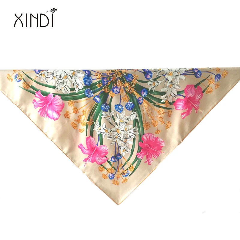 Акция Модные женские 100% шарф из шелковой саржи большой квадратный 14 момме