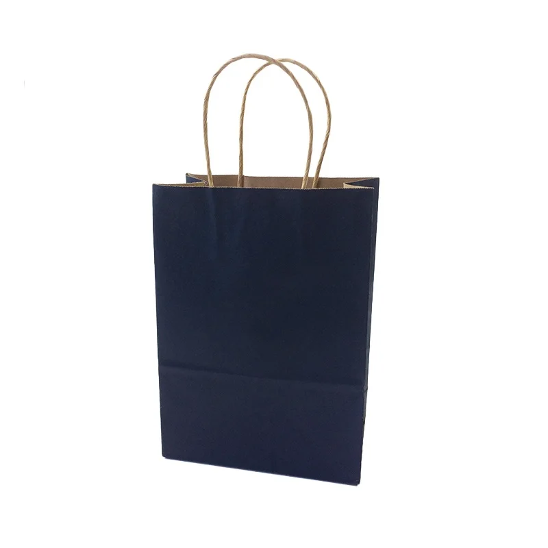 10 шт./лот многофункциональный мешок из крафт-бумаги с ручкой перерабатываемый