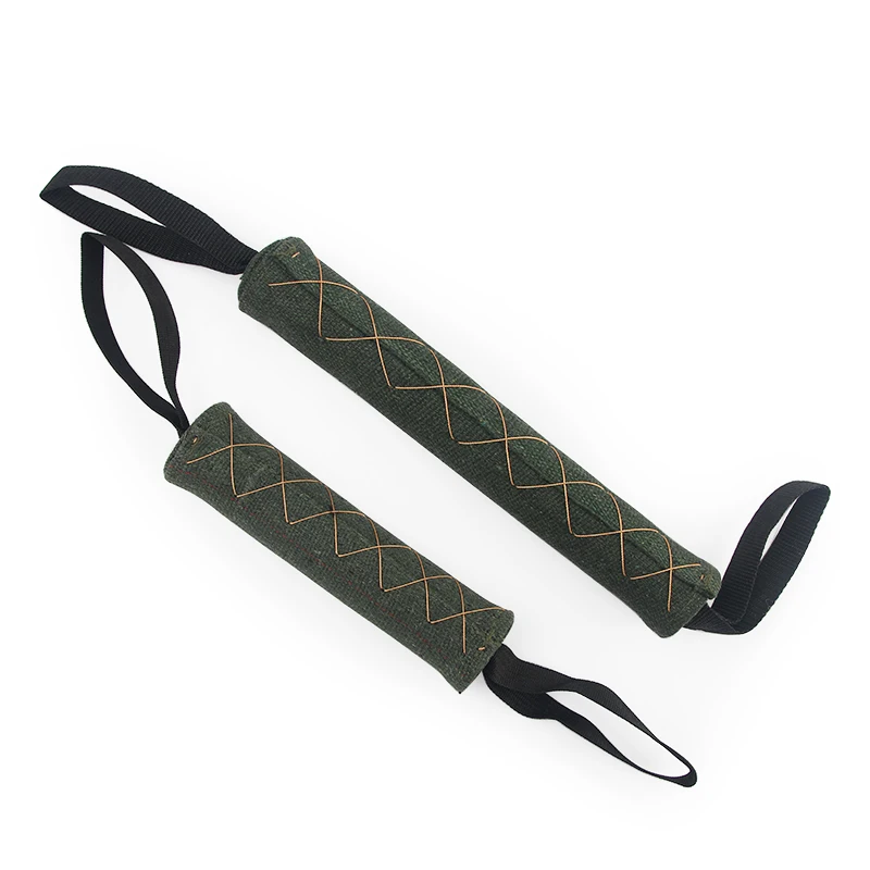 Прочная игрушка для домашних питомцев джутовая 2 ручки тренировочная