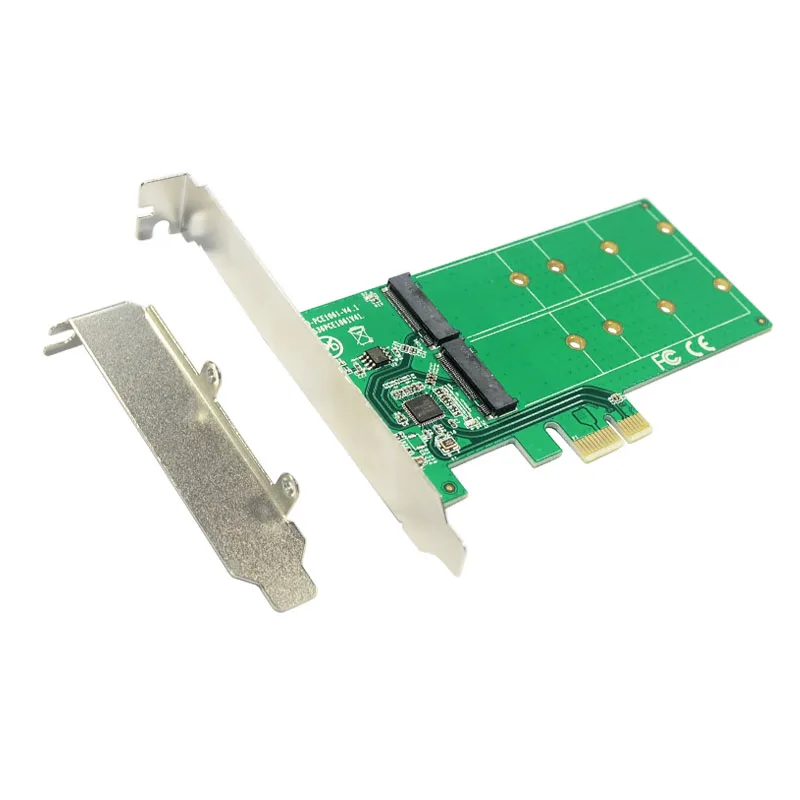 Плата PCIE на M2 адаптер M.2 NGFF PCI Express X1 с двумя портами B карта ключа Sup порт s 2230 2242 2260