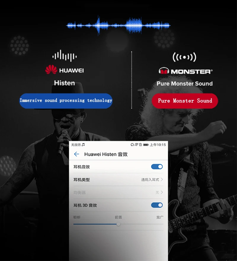 huawei Honor Monster 2 гарнитура AM17 Hi-Fi стерео проводные наушники-вкладыши с микрофоном для mate10/p10/mate9/p20 v10/v9