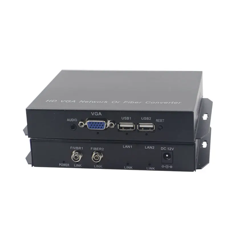 

Jyttek 1080P VGA to Fiber Optical Fiber Converters TX / RX with KVM /Audio