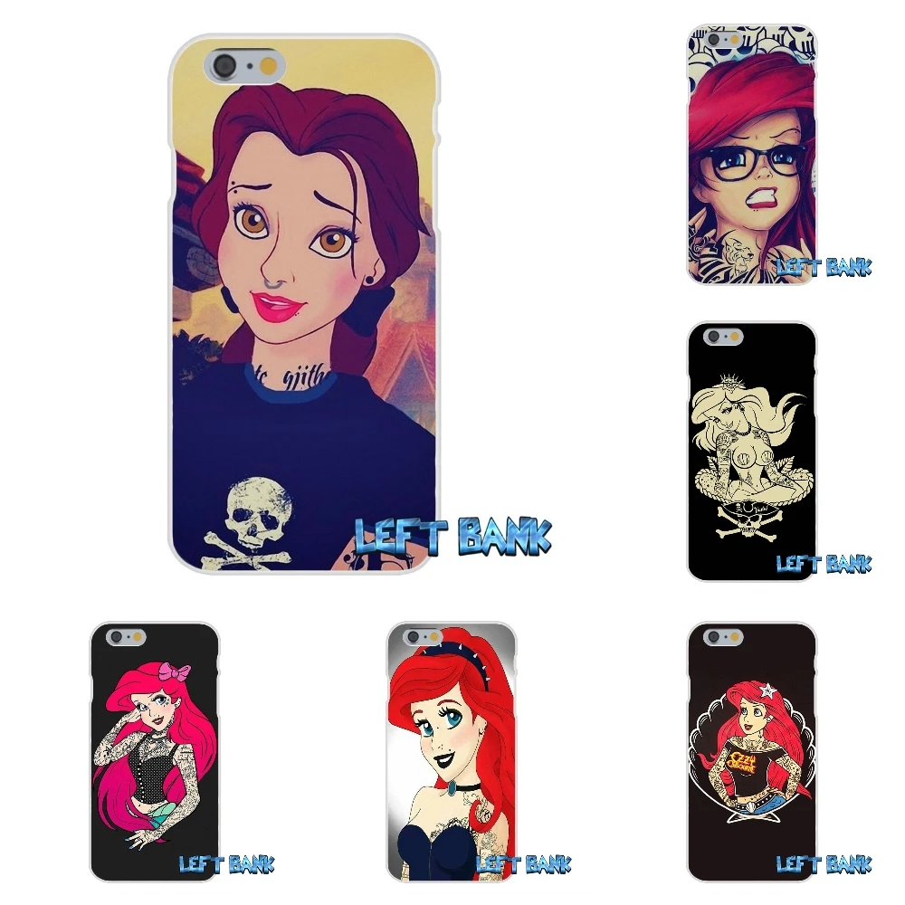 Тату девушка Алиса Ариэль Мягкий Силиконовый ТПУ Прозрачный чехол для Samsung Galaxy Note