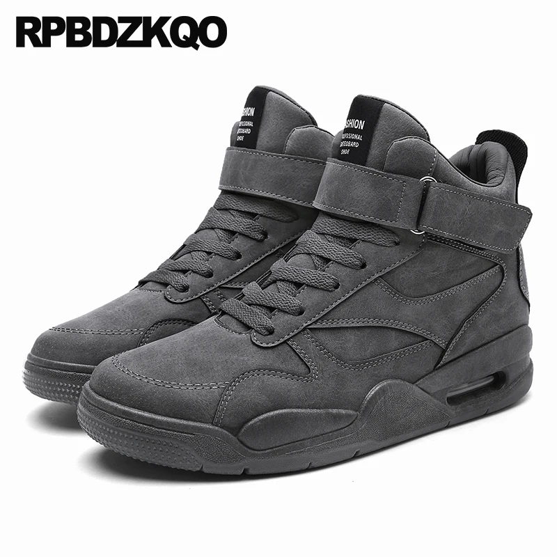 Кроссовки мужские кожаные на платформе Повседневные Легкие Сникерсы для