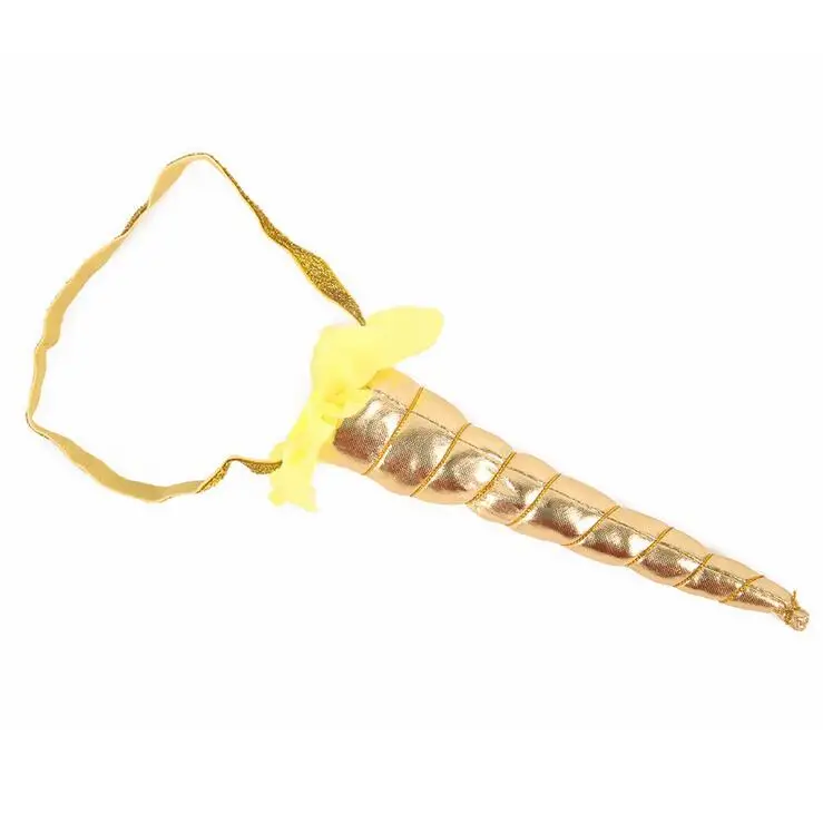 100 шт. бесплатная доставка эластичная повязка на голову в виде рога единорога