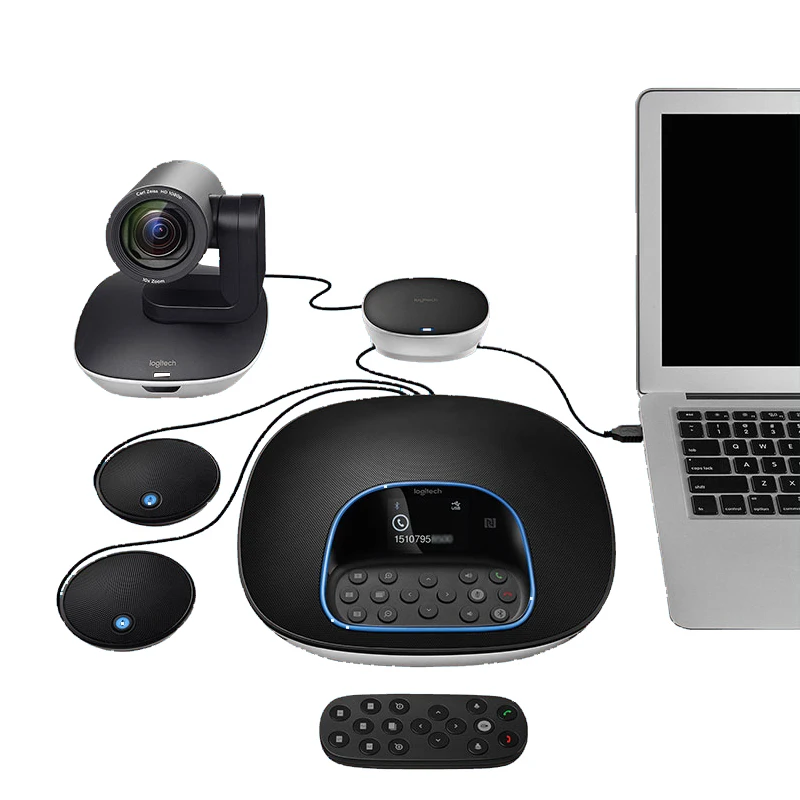 Logitech CC3500e группа видео конференц-связи Комплект с расширением микрофоны, HD 1080 p Камера, громкая связь