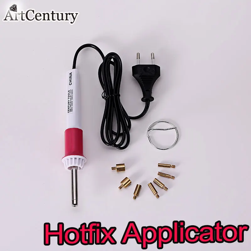 Заводская цена быстрый нагрев! 1 шт./лот розовый Hot fix Аппликатор жезл распылитель