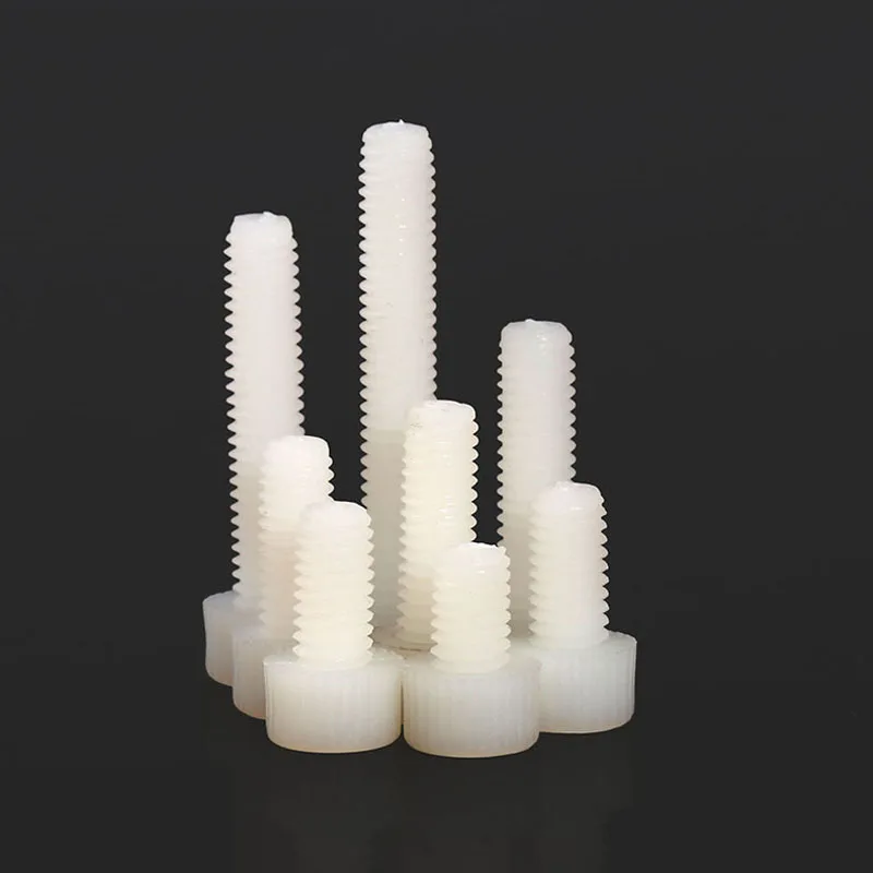 M4-DIN912 винты с шестигранной головкой из нейлона чашками пластиковые болты