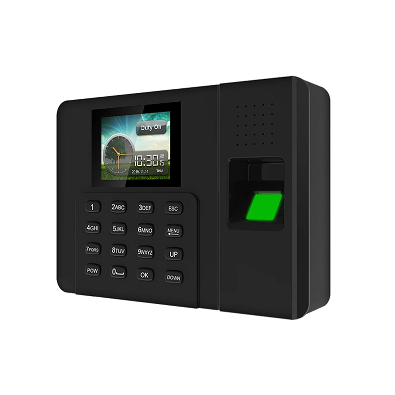 Черный Eseye TCP/IP USB система контроля отпечатков пальцев Смарт Биометрические Часы считыватель отпечатков пальцев работник для компании - Цвет: Черный