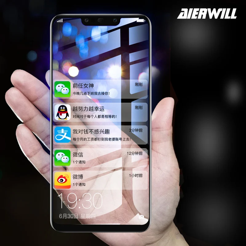 Защитное стекло закаленное 9H для Huawei Mate 20 Lite | Мобильные телефоны и аксессуары