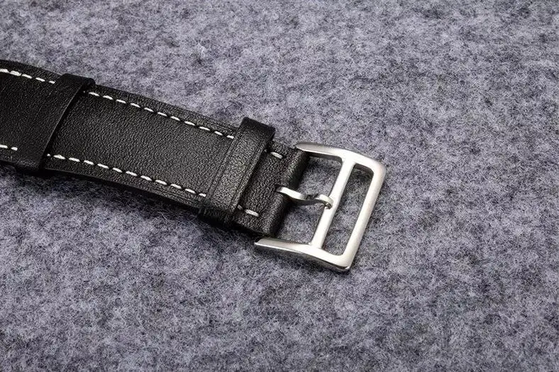 Удлиненный ремешок из натуральной кожи для iwatch для Apple Watch band Double Tour 38 мм 42 мм 40 мм 44 мм Series 4 2 3 1series 5